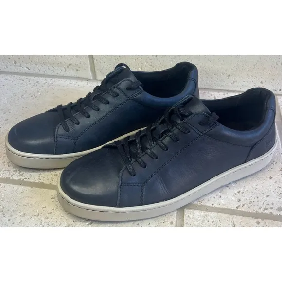 Born Men’s ALLEGHENY II Sneakers Navy Leather Lace Up Size 11.5