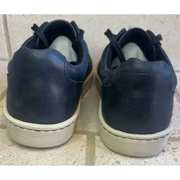 Born Men’s ALLEGHENY II Sneakers Navy Leather Lace Up Size 11.5