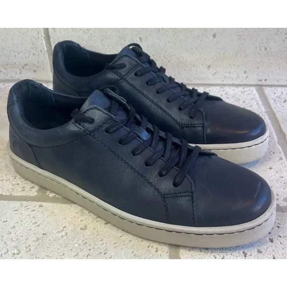 Born Men’s ALLEGHENY II Sneakers Navy Leather Lace Up Size 11.5