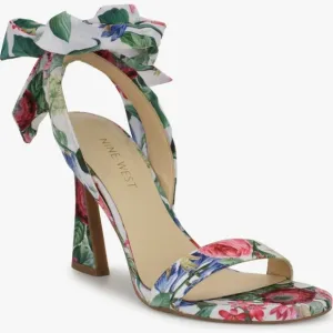 BRAND NEW NINE WEST KOBS ANKLE BOWNOT TIE SANDAL (WOMEN)