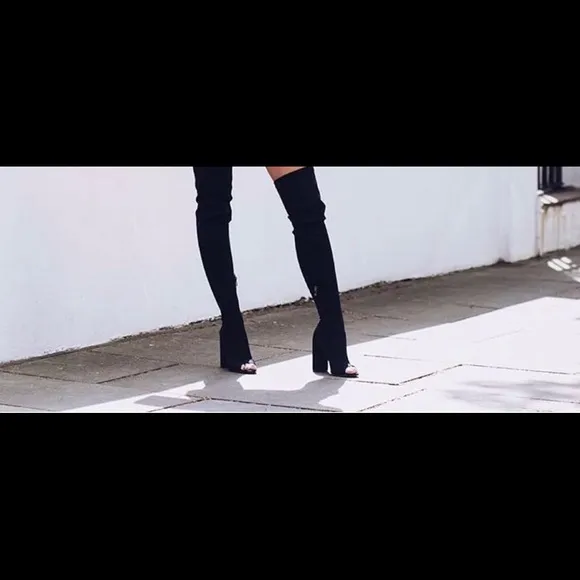 Brand New Over The Knee Black boots