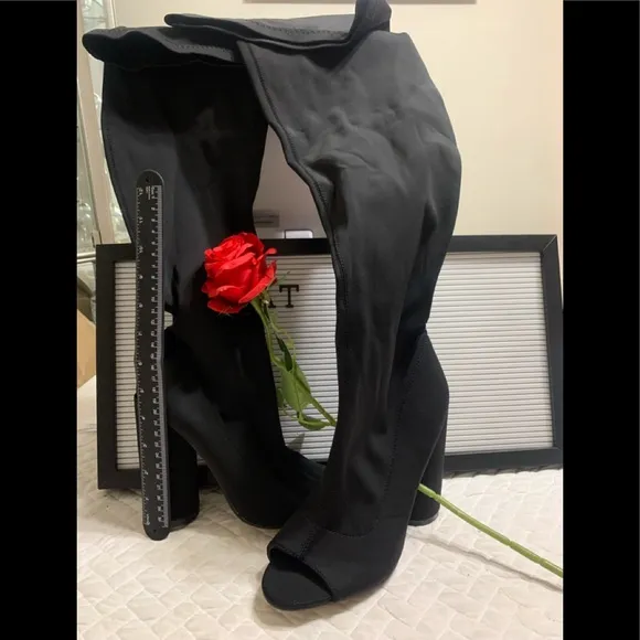 Brand New Over The Knee Black boots