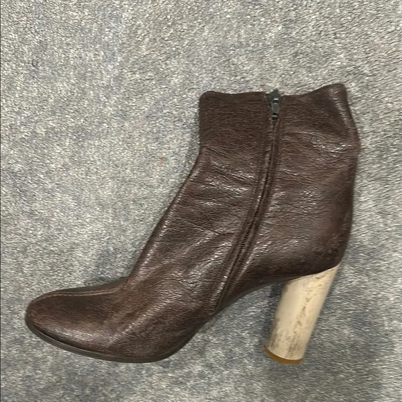 Brown Leather Stella McCartney Ankle Boots