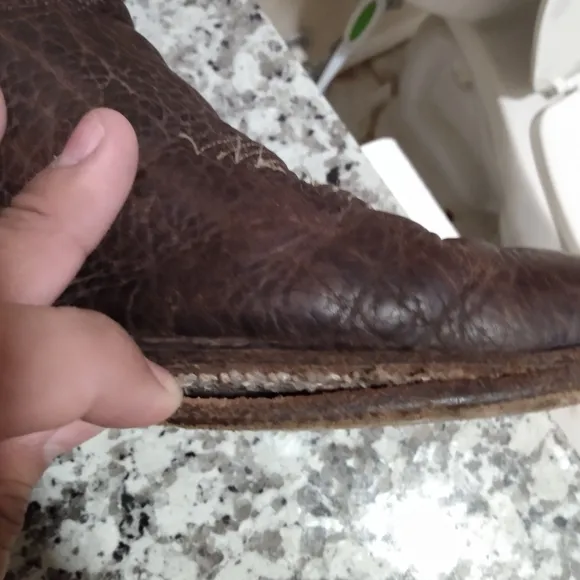 Brown Western Style Boots