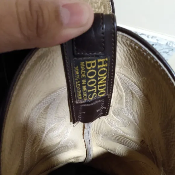 Brown Western Style Boots