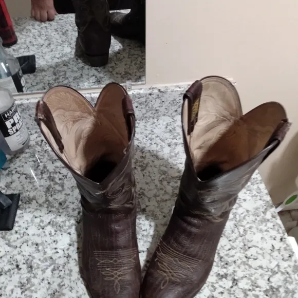 Brown Western Style Boots