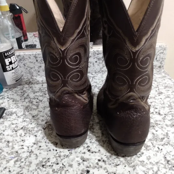Brown Western Style Boots
