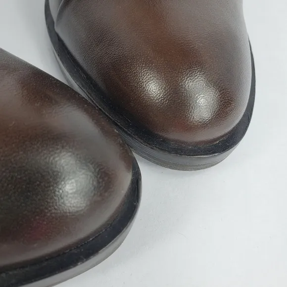 Bruno Premi Brown Strappy Leather Ankle Boots