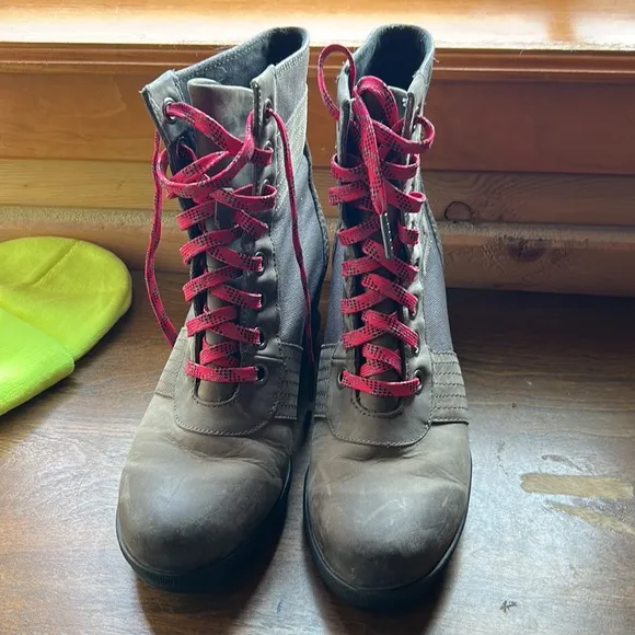 Bundle of boots and hat