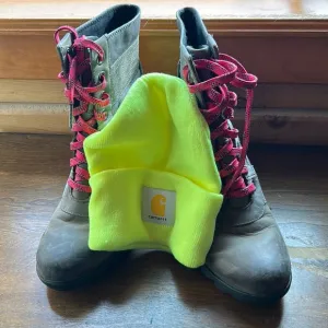 Bundle of boots and hat
