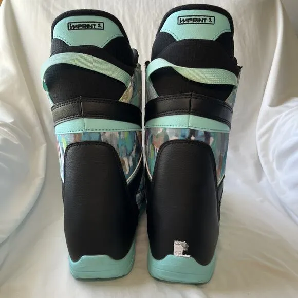 Burton Womens Starstruck Boa Snowboard Boots imPrint 1 TrueFit 9 US Watercolor