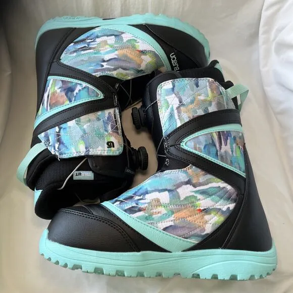 Burton Womens Starstruck Boa Snowboard Boots imPrint 1 TrueFit 9 US Watercolor