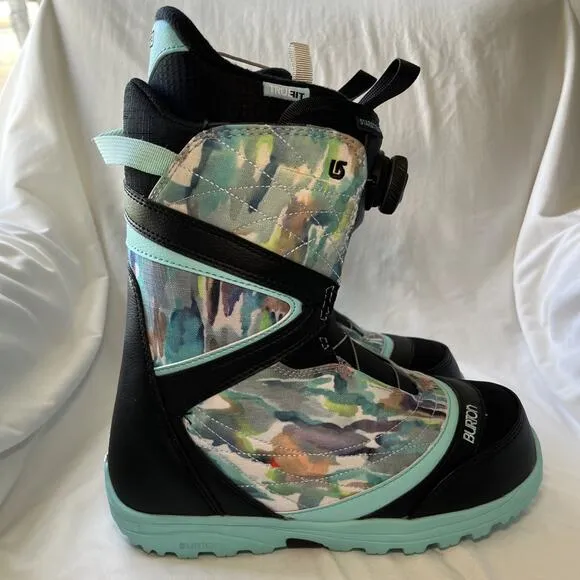 Burton Womens Starstruck Boa Snowboard Boots imPrint 1 TrueFit 9 US Watercolor