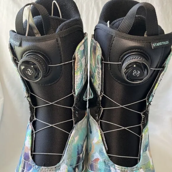 Burton Womens Starstruck Boa Snowboard Boots imPrint 1 TrueFit 9 US Watercolor