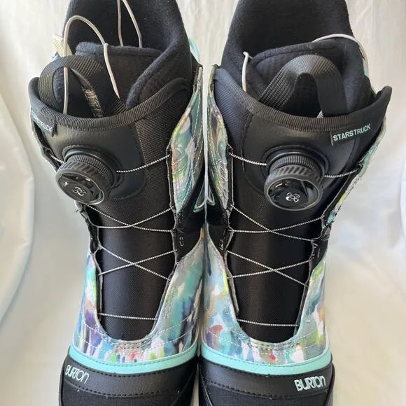 Burton Womens Starstruck Boa Snowboard Boots imPrint 1 TrueFit 9 US Watercolor
