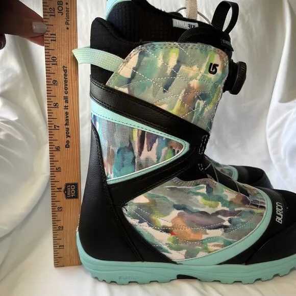 Burton Womens Starstruck Boa Snowboard Boots imPrint 1 TrueFit 9 US Watercolor
