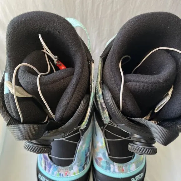 Burton Womens Starstruck Boa Snowboard Boots imPrint 1 TrueFit 9 US Watercolor