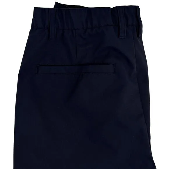 BYLT Men’s Executive Pant Size 34x29.5 Navy Tapered Anti Wrinkle Business Casual