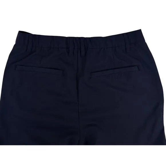 BYLT Men’s Executive Pant Size 34x29.5 Navy Tapered Anti Wrinkle Business Casual