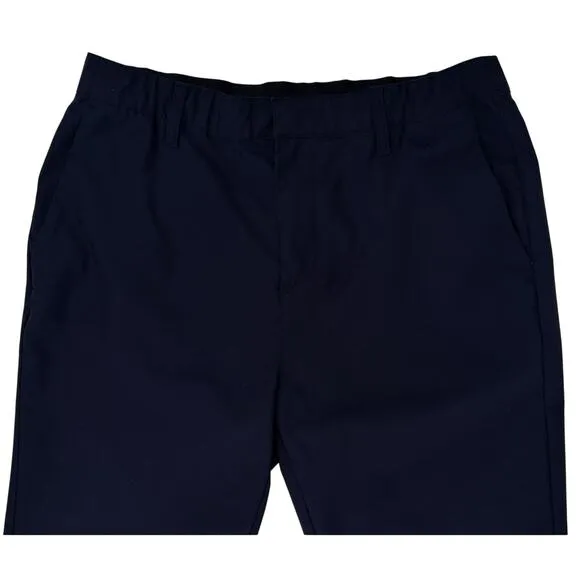 BYLT Men’s Executive Pant Size 34x29.5 Navy Tapered Anti Wrinkle Business Casual