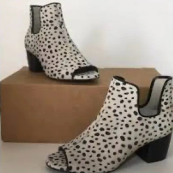 Calf Hair Ankle Boots