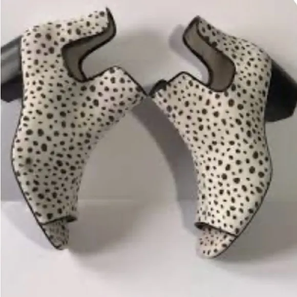 Calf Hair Ankle Boots