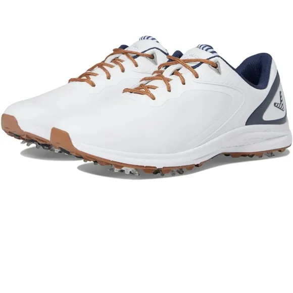 Callaway Womens Coronado Golf White And Navy Waterproof Spike Shoe BN 11W