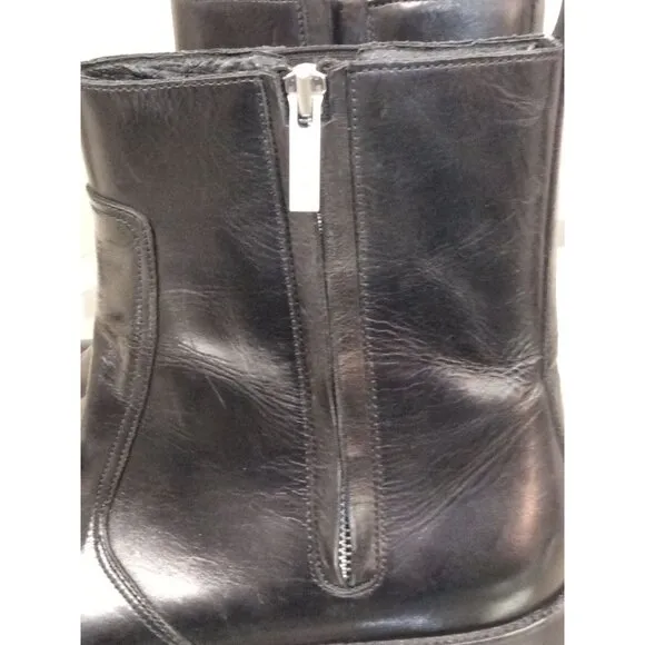 Calvin Klein Men's Black Pointed Toe Boots Size 12