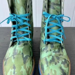 Camouflage Lace-Up Men's Boots