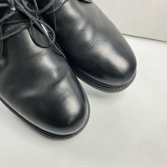 Camper Hardwood Gore-Tex Black Leather Ankle Boots Vibram Soles Mens Size 46