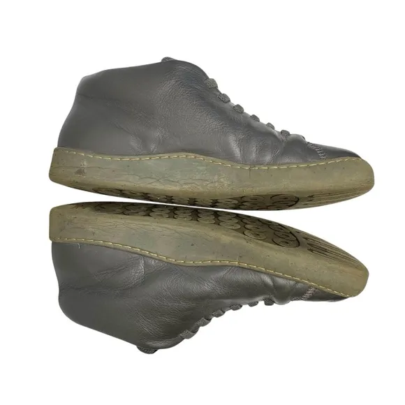 Camper Men’s Peu Touring Gray Leather Mid-Top Sneakers Shoes Size 42