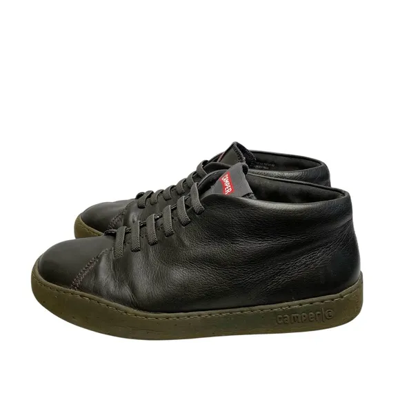Camper Men’s Peu Touring Gray Leather Mid-Top Sneakers Shoes Size 42