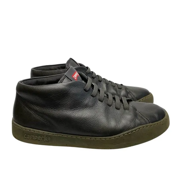 Camper Men’s Peu Touring Gray Leather Mid-Top Sneakers Shoes Size 42