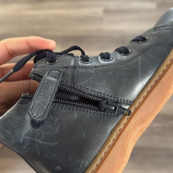 Camper Navy Ankle Boots for Kids 1US