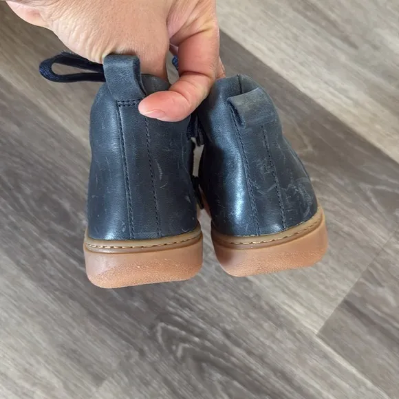 Camper Navy Ankle Boots for Kids 1US
