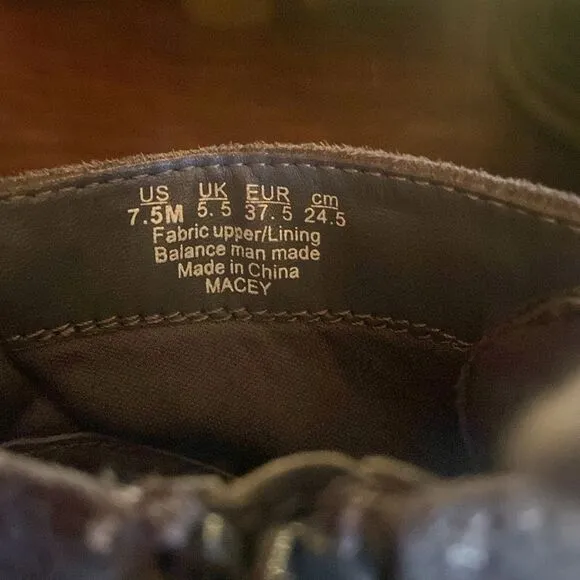 Carlos Santana gray suede boots by Macy’s 7 1/2, very comfortable