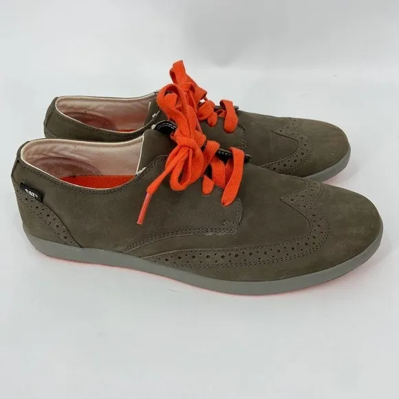 Caterpillar CAT Men's Leather Oxford Lace Up Casual Comfort Shoes Brown Size 8