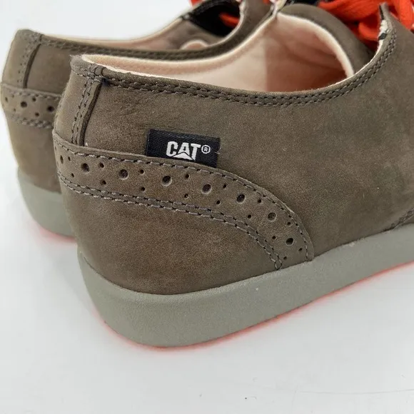 Caterpillar CAT Men's Leather Oxford Lace Up Casual Comfort Shoes Brown Size 8