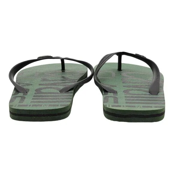Cavalli Class Logo Men's Flip Flops Sandals in Green size 9 42-43