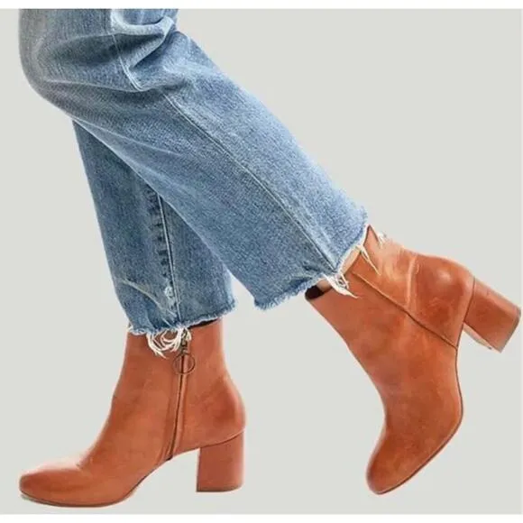 Celina Ankle Boot Chestnut New 10