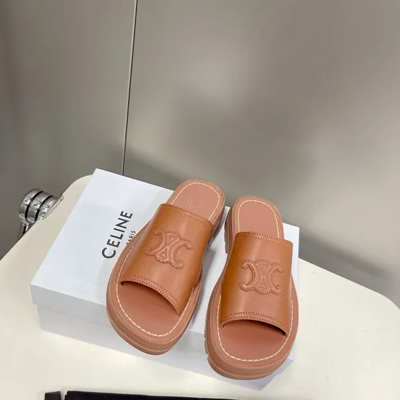 Celine Brown Slide Sandals ❤️❤️❤️