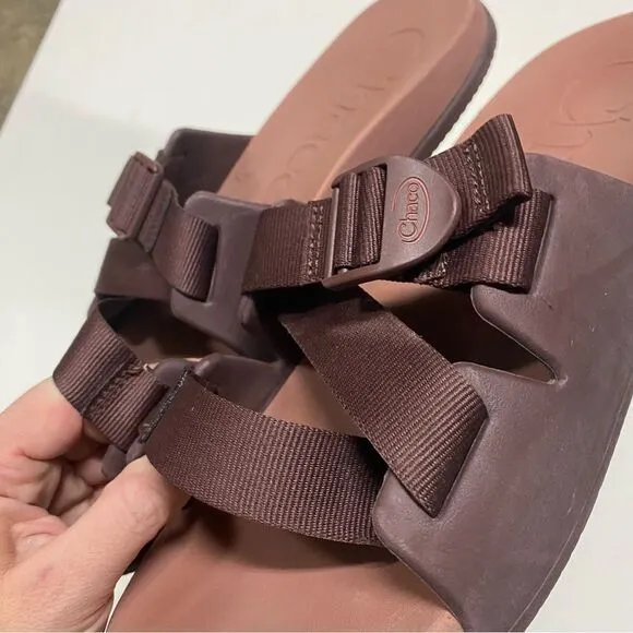Chaco Men's Chillos Slide Brown Sparrow Sandals Size 10