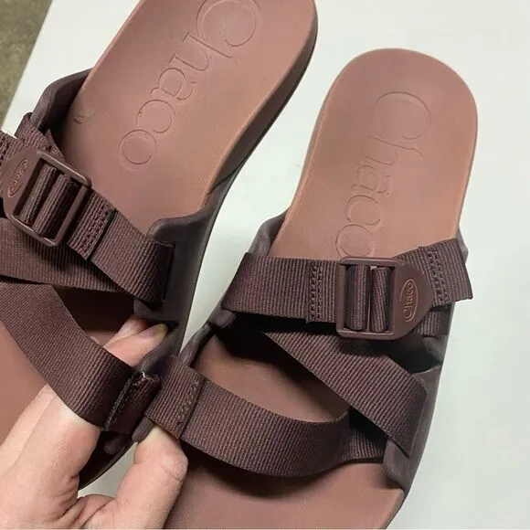 Chaco Men's Chillos Slide Brown Sparrow Sandals Size 10