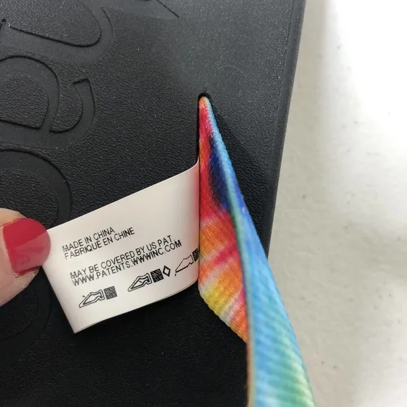 Chaco Men's New w/Box Chillos Flip Flop Sandals in Dark Tie Dye Rainbow Size 10