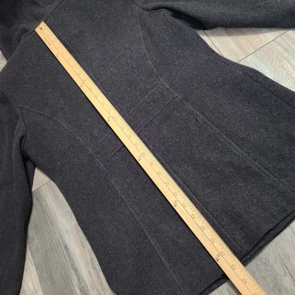 Charcoal Grey Wool Pea Coat