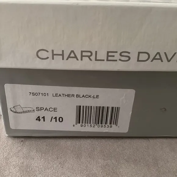 Charles David Space Perforated Studded Slide Sandals size 10 US/ 41 EU