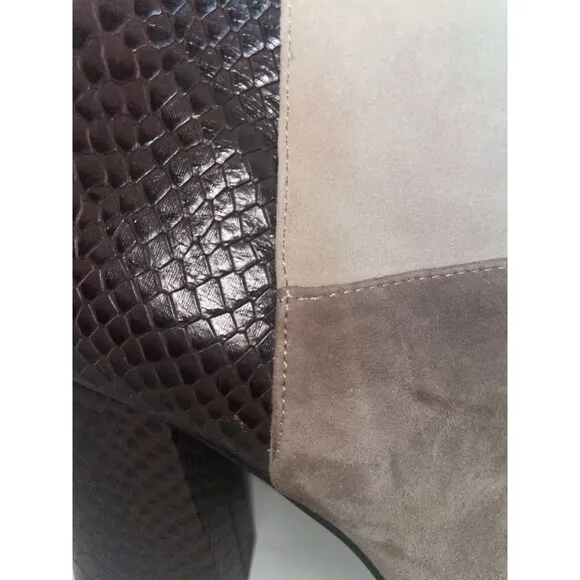 Chinese Laundry Kristin Cavallari Santorini Heeled Ankle Boots size 9.5 Leather