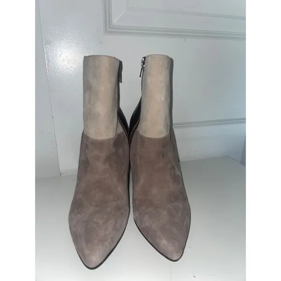 Chinese Laundry Kristin Cavallari Santorini Heeled Ankle Boots size 9.5 Leather