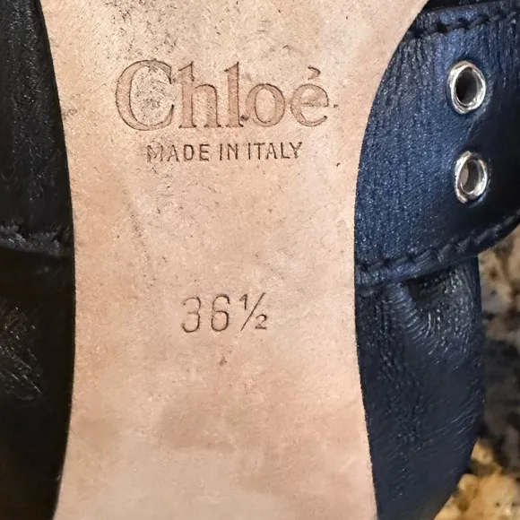 Chloe Roy belted ballet flats fringe Kiltie