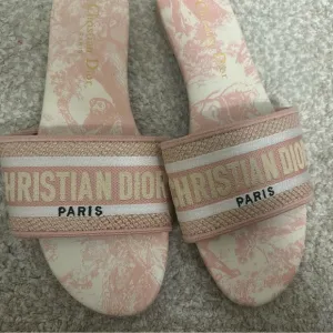 Christian Dior Pink Slide Sandals